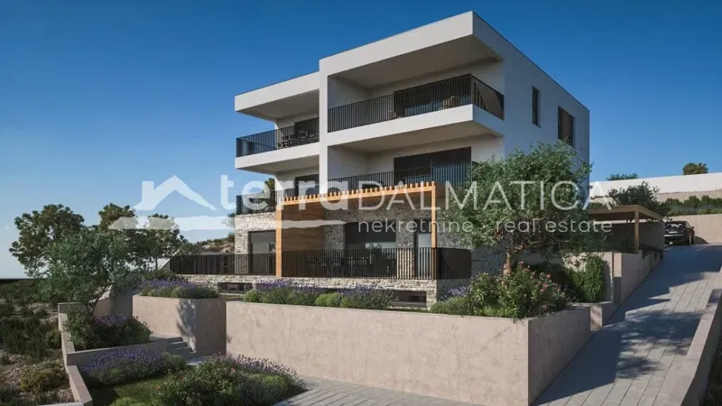 New construction in Žaborić - 3 bedrooms, terrace, 130 m from the sea – 3
