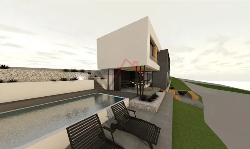 CRIKVENICA - Terreno edificabile con progetto, 627 m2 – 3