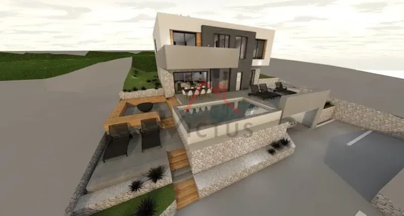 CRIKVENICA - Terreno edificabile con progetto, 784 m2 – 2