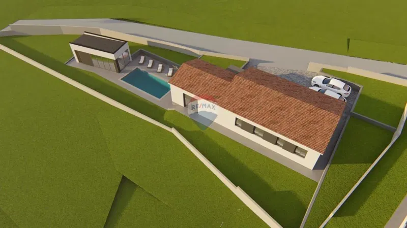Istria, Kršan – casa 135 m² con piscina e 4 camere da letto – 2