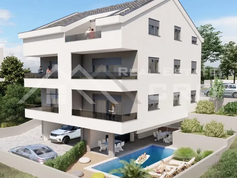 Ciovo properties – Modern three-bedroom penthouse in a new development with a shared pool, for sale – 3