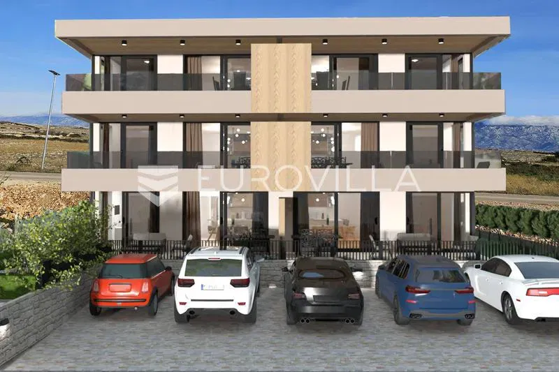 Pag, Povljana, two-bedroom apartment in a modern new building – 2