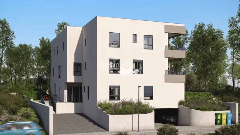 Istria, Pola, Veli vrh, appartamento 47,73m2, primo piano, 1 camera da letto + soggiorno con angolo cottura, garage, NUOVO, #vendita – 2