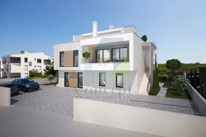 Umag, zona, Appartamento di lusso su due piani con terrazza sul tetto, a 300 m dal mare – 2