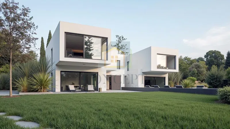 Poreč, Surroundings, Building Land with Project for a Duplex, 12 km from the Sea – 2