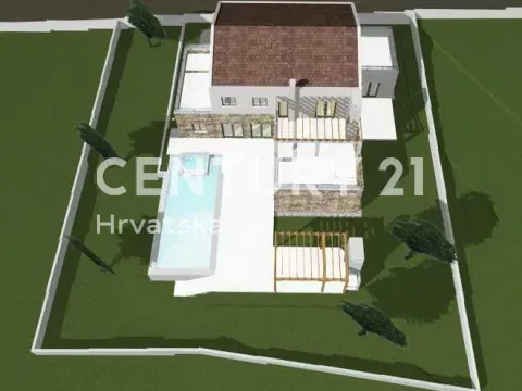VIŠNJAN, SALE OF BUILDING LAND WITH BUILDING PERMIT AND VIEW – 3