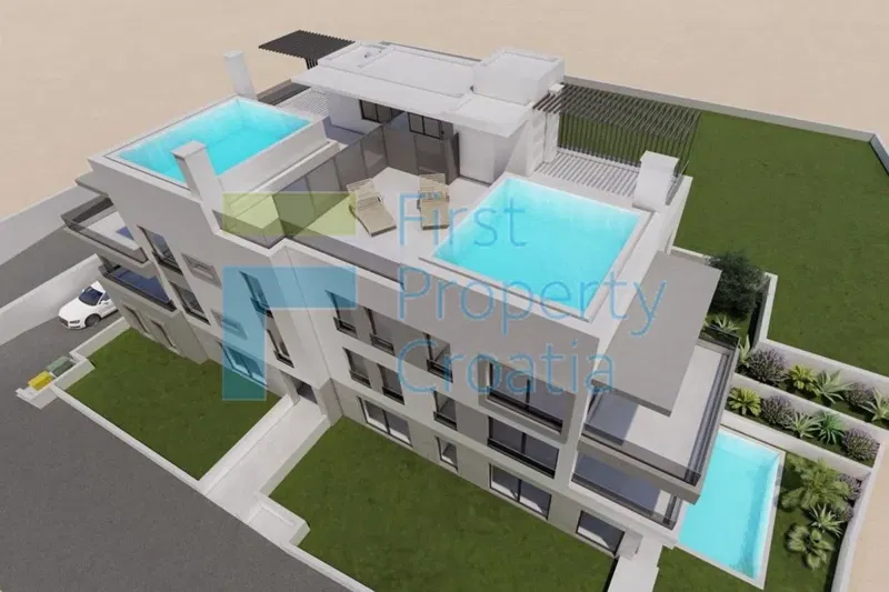 TG1752 - Luksusowy penthouse z basenem, Čiovo, na sprzedaż – 2