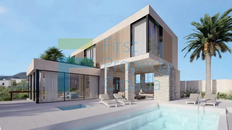 RG1719 - Villa 170m sopra la spiaggia, zona Rogoznica, in vendita – 2