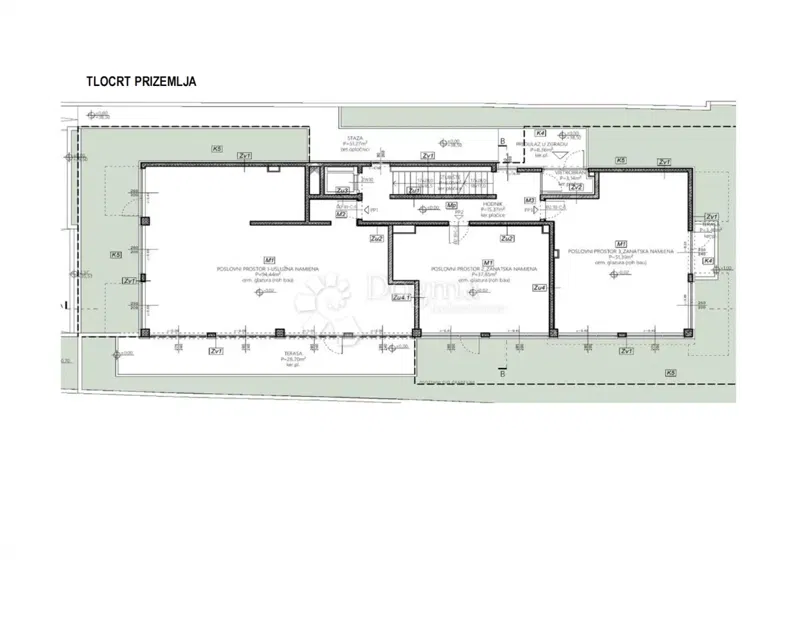 Business premise Grad, Split, 107,82m2 – 2