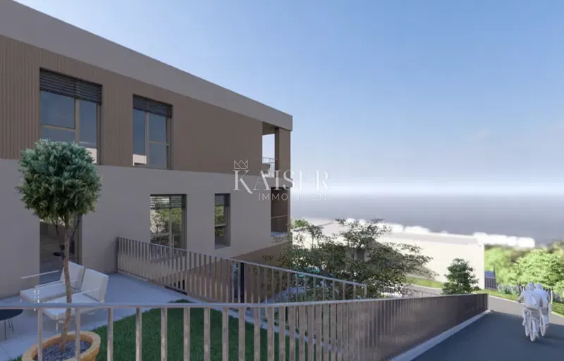 Kostrena, Glavani - appartamento con tre camere da letto con giardino e vista in un nuovo edificio – 3
