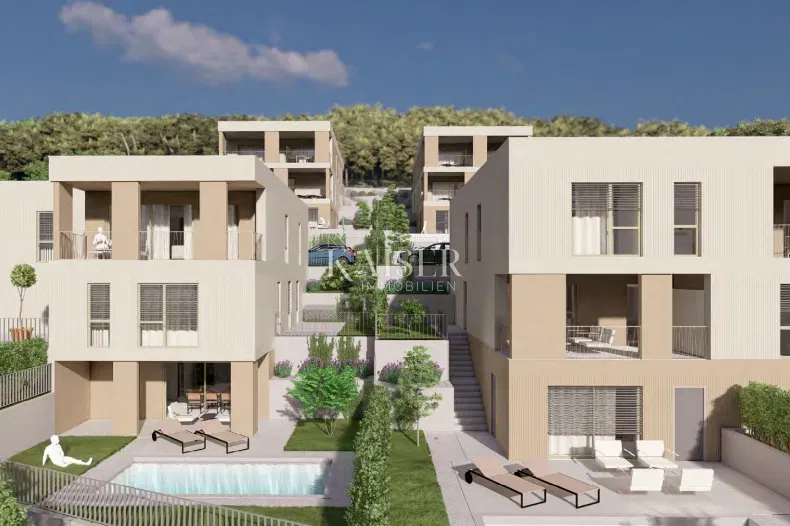 Kostrena, Glavani - three-bedroom apartment with swimming pool in a modern new building – 3