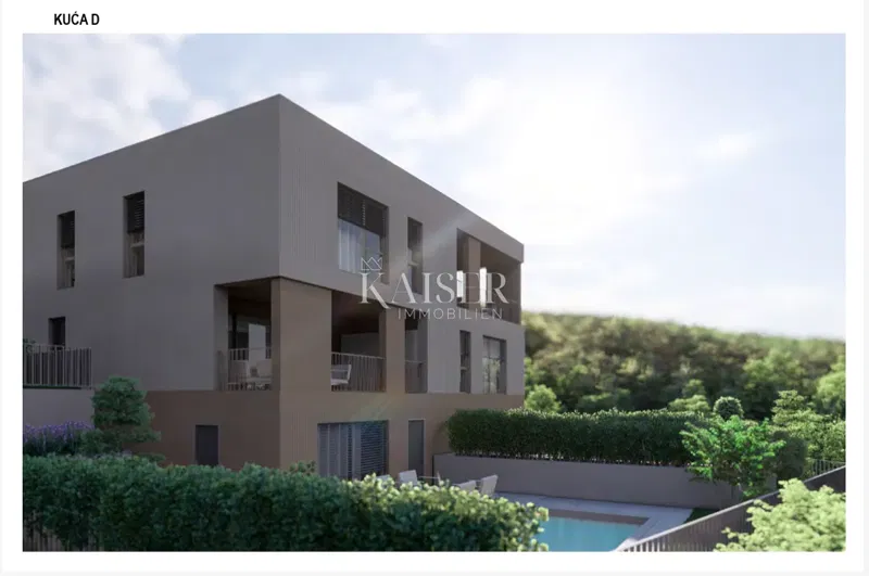 Kostrena, Glavani - appartamento con tre camere da letto e giardino in un moderno edificio di nuova costruzione – 3
