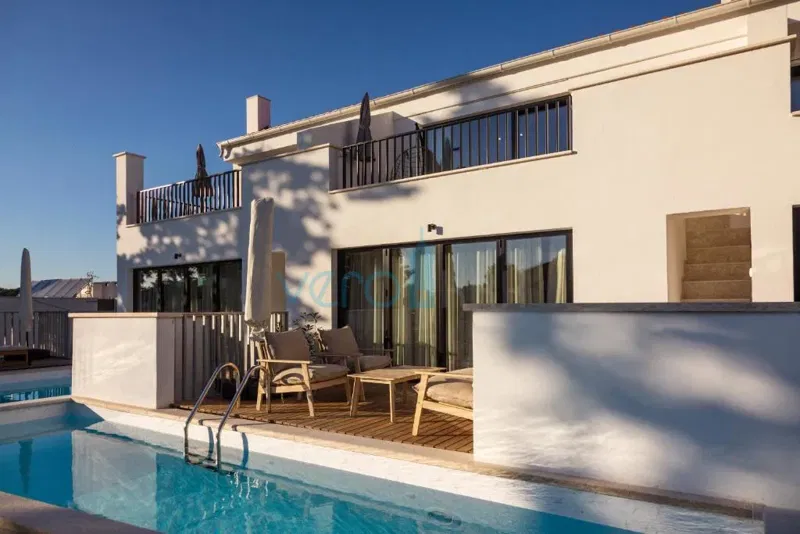 Krk Island, Punat, modern villa with three apartments and three swimming pools, 90m from the sea, for sale – 2