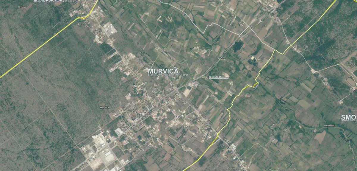 MURVICA- građevinsko zemljište 1.134m2