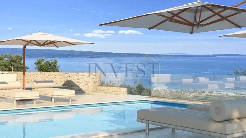 VILLA UNDER CONSTRUCTION FOR SALE WITH OPEN SEA VIEW – PODSTRANA – 3
