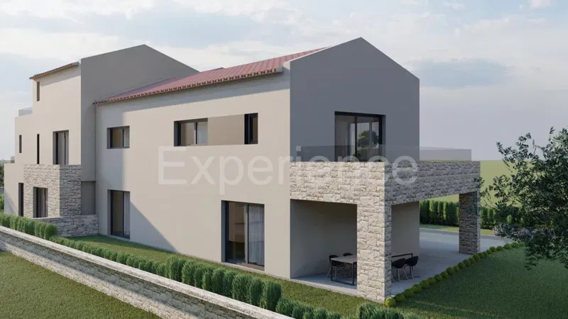 Zona di Visignano: terreno edificabile con fondamenta completate, VISTA PANORAMICA! – 2