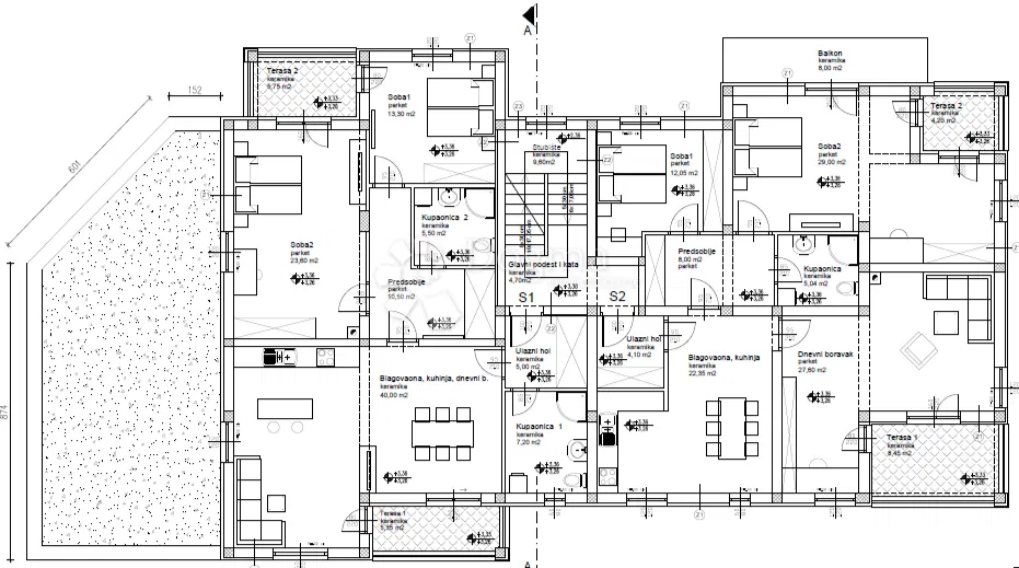 LOZOVAC – Prostor za najam – 240m², mogućnost prilagodbe prema namjeni