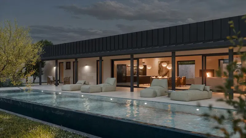 Luxury Villa Under Construction with Panoramic View – Buje Area, Near the Slovenian Border – 2