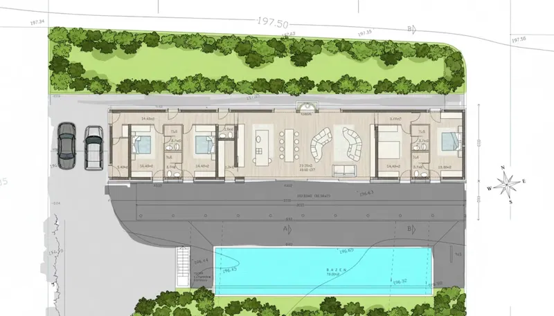 Luxury Villa Under Construction with Panoramic View – Buje Area, Near the Slovenian Border – 3