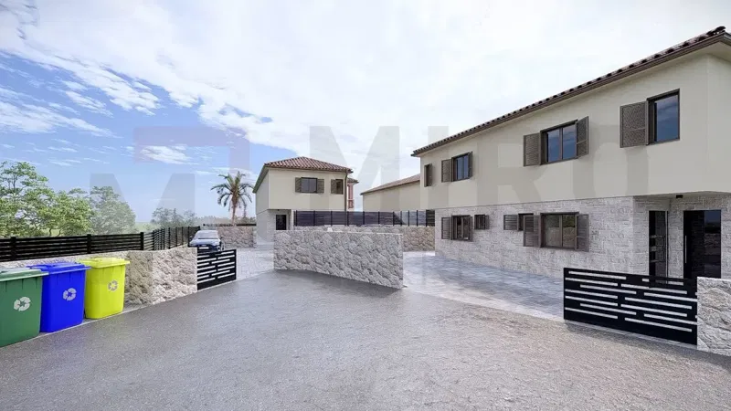 Krk, surroundings, building land with a project and a sea view! – 3