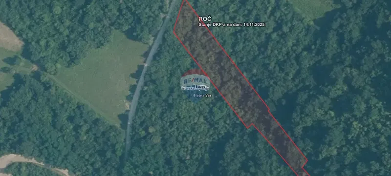 Terreno non edificabile Čiritež, Buzet, 9.290m2 – 2