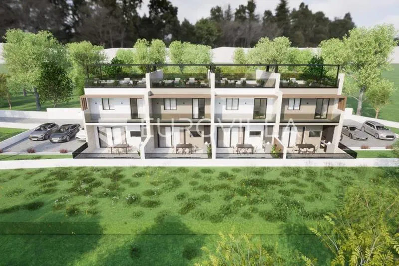 Vodice, NEW CONSTRUCTION, luxury house 103.76 m² in a row with swimming pool S2 – 2