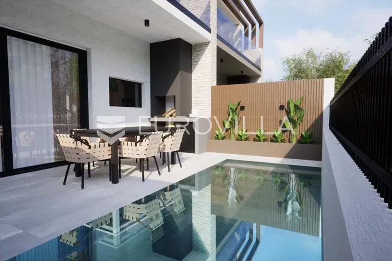 Vodice, NEW CONSTRUCTION, luxury house 103.76 m² in a row with swimming pool S2 – 3