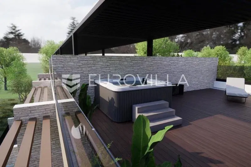 Vodice, NEW CONSTRUCTION, luxury house 103.76 m² in a row with swimming pool S1 – 3