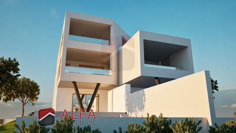 Croazia, Vodice, nuovo appartamento in vendita, primo piano, vista mare – 3