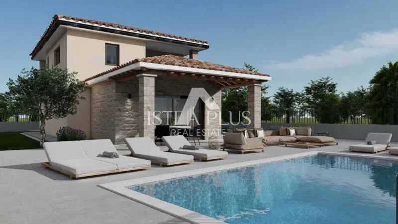 Istria, Parenzo 6 km - Bellissima villa in stile mediterraneo con piscina, posizione molto tranquilla - in una strada senza uscita ai margini di un'area edificabile!! – 3