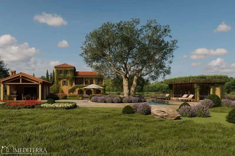 Investicijska prilika u Istri - ekskluzivna parcela za stanciju ili turistički resort - PRILIKA!