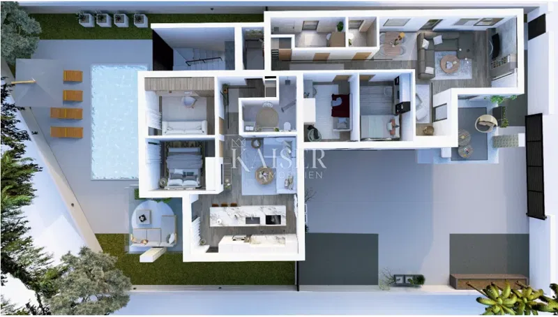 Petrčane - Zadar, Exclusive penthouse on the entire floor with a roof terrace – 2