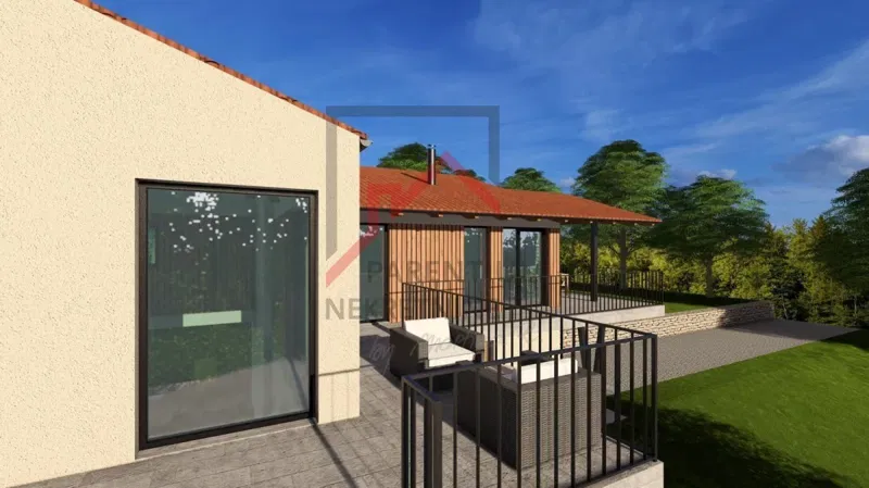 Istria, Žminj - Building land with permit and project for a house with swimming pool – 2