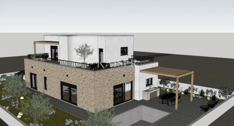 Vodice-Modern two-storey villa with garage and spacious terraces – 2