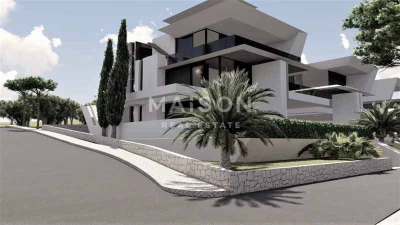 Njivice, luxus penthouse tetőtéri medencével – 2