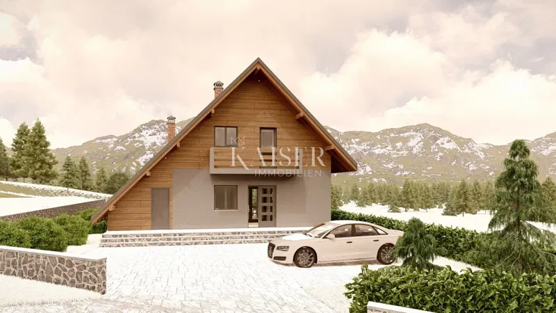 Raavna Gora, Stari Laz - 1500 m2-es építési telek építési engedéllyel – 2