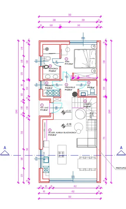 Sveti Lovreč area, new building, detached house – 3