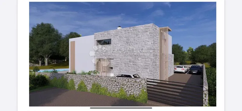 Building plot 554 m² with a project for a modern villa with a swimming pool – 3