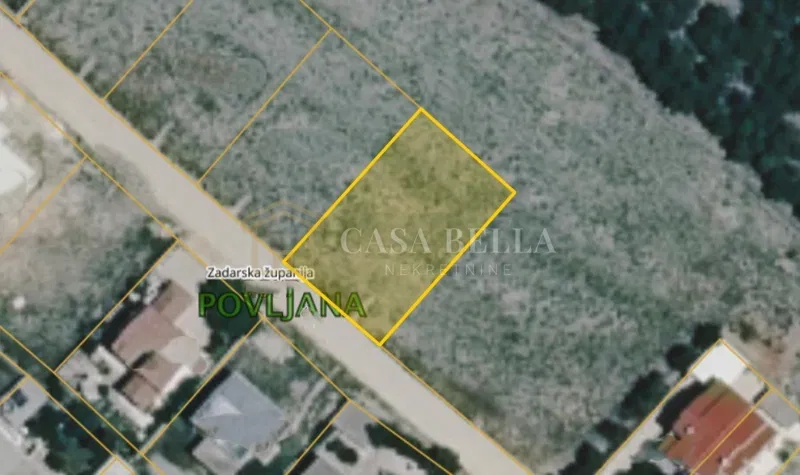 Građevinsko zemljište – 521 m², Povljana – 2
