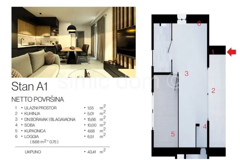 Appartamento Rogoznica – 3