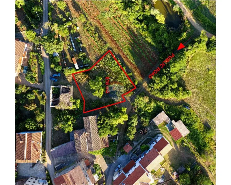 Terreno edificabile Vižinada, 816m2 – 2