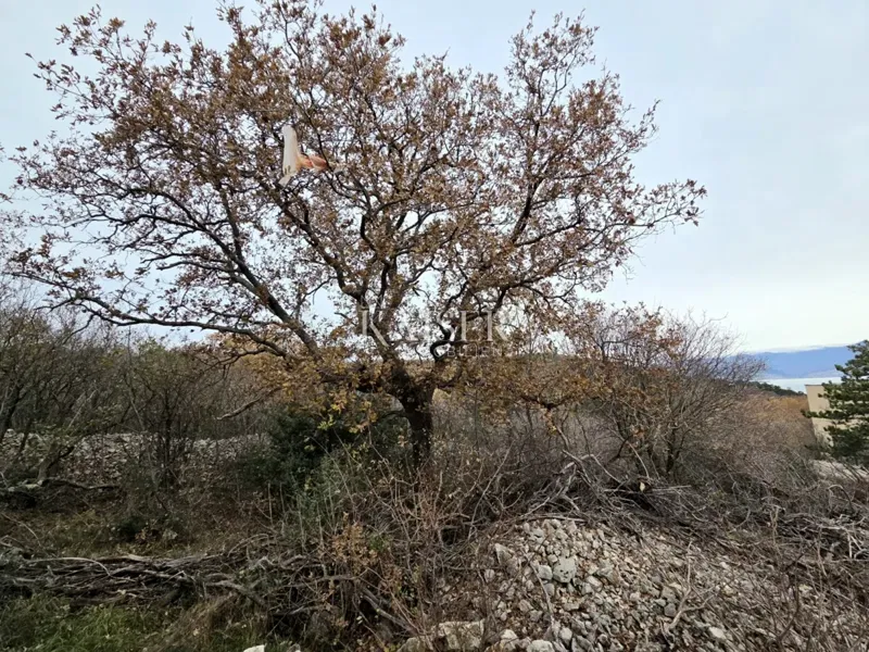 Krk, Vrbnik - building land 2700m2, sea view – 2