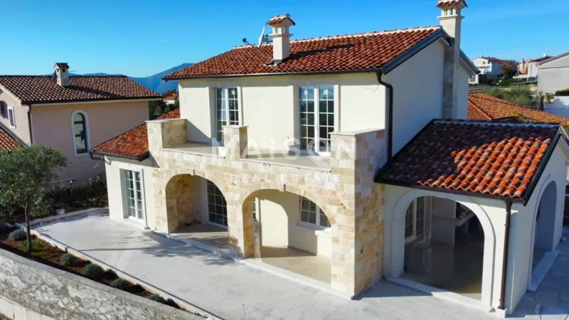 Mediterranean villa with pool near Krk – sea view – 2