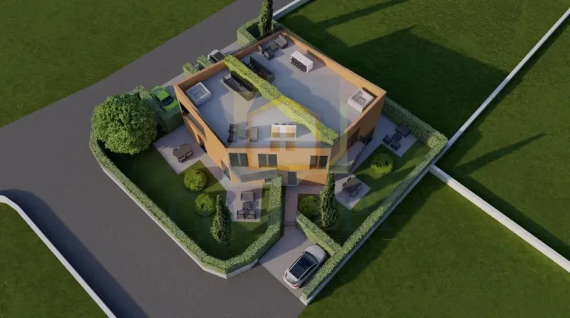 Poreč, Surroundings, Apartment on the 1st Floor with Two Bedrooms and Rooftop Terrace, 3 km from the Sea – 2