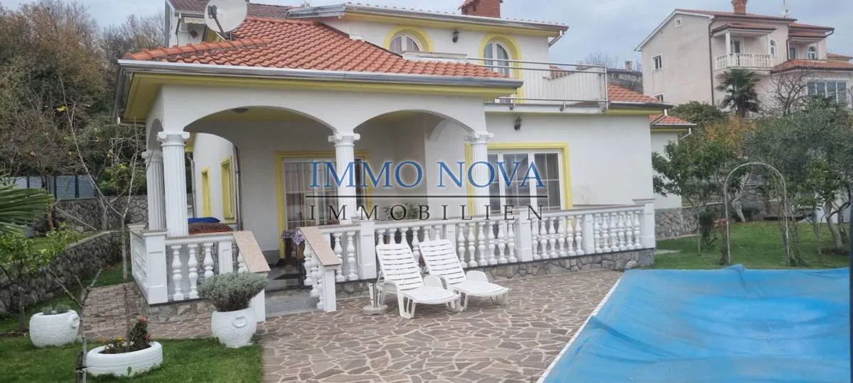 Opatija – Pobri kuća sa bazenom na mirnoj poziciji