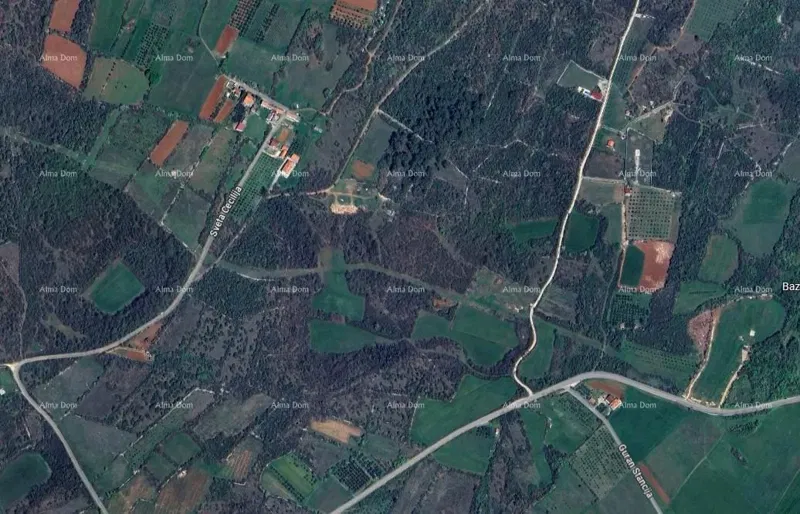 Vodnjan, Building plot with valid construction permit! – 2
