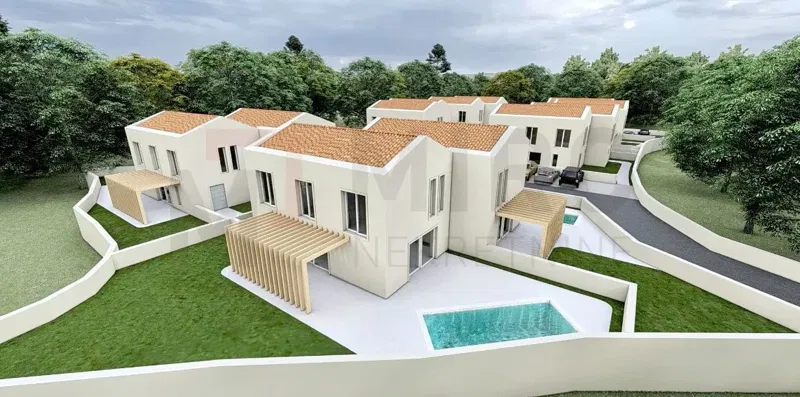 Dobrinj, surroundings, building land with preliminary design! – 2