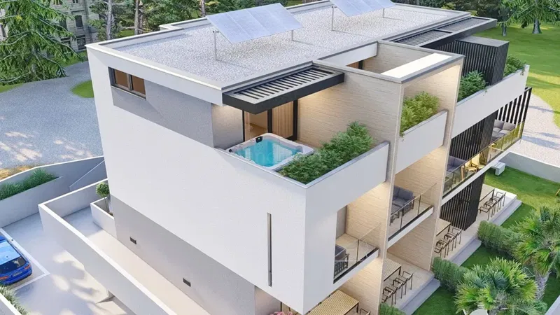 Town of Krk, building with four apartments in the unfinished stage near the sea! – 3