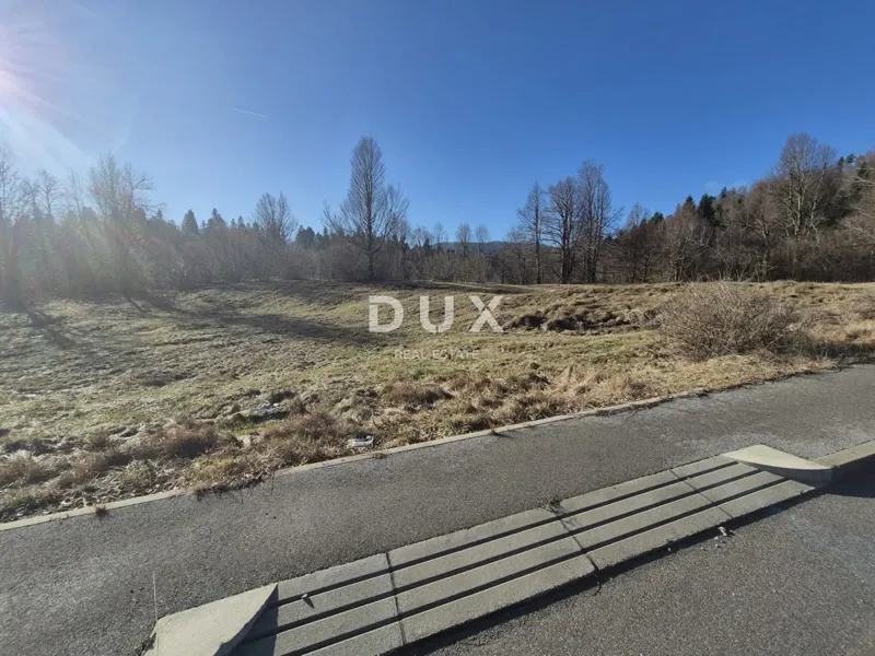 GORSKI KOTAR, FUŽINE - építési telek 823 m2 - befektetési lehetőség! – 2