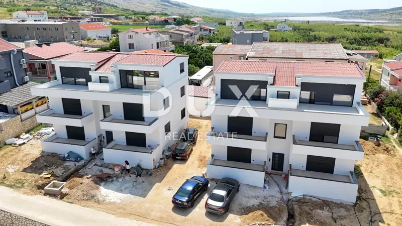 PAG SZIGET, PAG - Lakás építés alatt a tenger közelében S1 – 3